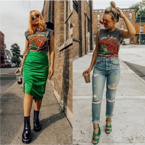 Anthro Italian BELLA VALENTINA Silk Diagonal Slim fit Midi Slip Skirt - Picture 9 of 16